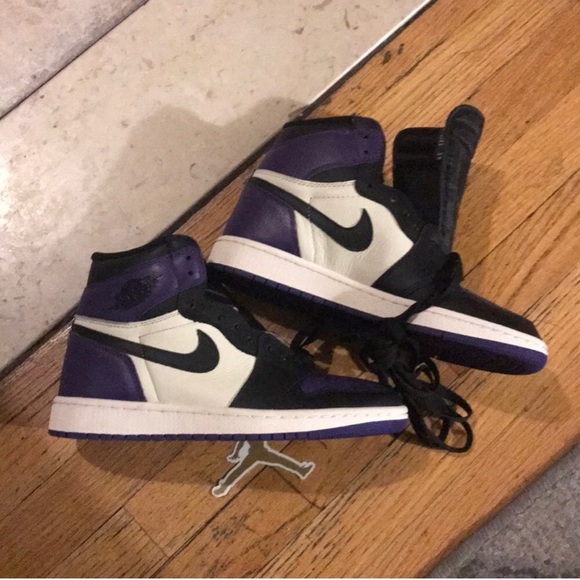 court purple 1s size 7